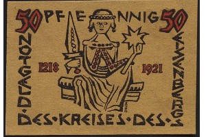 50 Pfg  Kreis des Eisenbergs in Corbach Serienschein avers.jpg