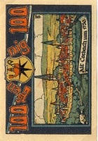 100 Pfennig Louis Koch , Halberstadt Sportverein 09 Corbach Serienschein averssmall.jpg