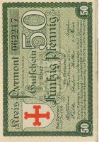 50 Pfg  Kreis Pyrmont Verkehrsausgabe averssmall.jpg