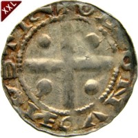  Pfennig (Denar) Widekind II. Widekind III. Hermann & Heinrich I. Schwalenberg avers.jpg