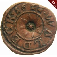 III Pfennig Christian & Wolrad IV. Alt-Waldeck revers.jpg