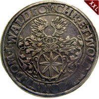 1 Reichstaler Christian & Wolrad IV. Alt-Waldeck revers.jpg