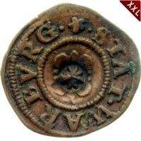 I Pfennig Christian & Wolrad IV. Warburg revers.jpg