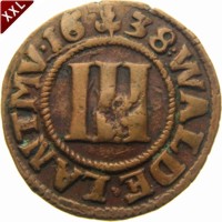 III Pfennig Philipp IV., Wolrad & Johann Waldeck - Pyrmont avers.jpg