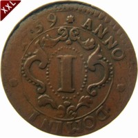 I Pfennig Karl August Friedrich Waldeck - Pyrmont avers.jpg