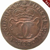 IIII Pfennig Karl August Friedrich Waldeck - Pyrmont revers.jpg