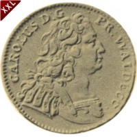 ⅔ Taler (Gulden) Karl August Friedrich Waldeck - Pyrmont avers.jpg