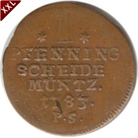 I Pfennig Friedrich Karl August als selbstndiger Regent Waldeck - Pyrmont avers.jpg