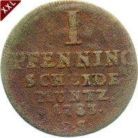 I Pfennig Friedrich Karl August als selbstndiger Regent Waldeck - Pyrmont avers.jpg