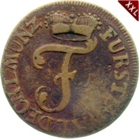 I Pfennig Friedrich Karl August als selbstndiger Regent Waldeck - Pyrmont revers.jpg