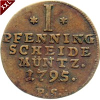 I Pfennig Friedrich Karl August als selbstndiger Regent Waldeck - Pyrmont avers.jpg