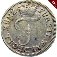 I Pfennig Friedrich Karl August als selbstndiger Regent Waldeck - Pyrmont revers.jpg