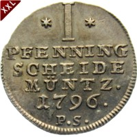 I Pfennig Friedrich Karl August als selbstndiger Regent Waldeck - Pyrmont avers.jpg