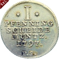 I Pfennig Friedrich Karl August als selbstndiger Regent Waldeck - Pyrmont avers.jpg