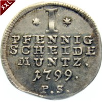 I Pfennig Friedrich Karl August als selbstndiger Regent Waldeck - Pyrmont avers.jpg