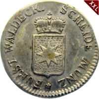 I Pfennig Friedrich Karl August als selbstndiger Regent Waldeck - Pyrmont revers.jpg