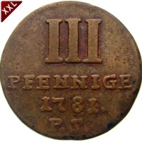 III Pfennig Friedrich Karl August als selbstndiger Regent Waldeck - Pyrmont avers.jpg