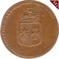 I Pfennig Georg Heinrich Waldeck - Pyrmont revers.jpg