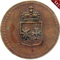 I Pfennig Georg Heinrich Waldeck - Pyrmont revers.jpg