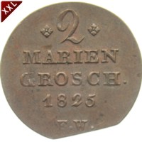 2 Mariengroschen Georg Heinrich Waldeck - Pyrmont avers.jpg