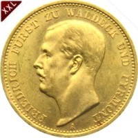 20 Mark Friedrich Adolf Hermann Waldeck - Pyrmont avers.jpg