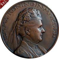  Medaille Emma zu Waldeck-Pyrmont Knigreich der Niederlande avers.jpg