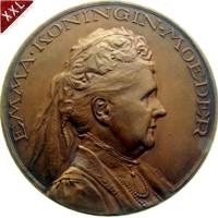  Medaille Emma zu Waldeck-Pyrmont Knigreich der Niederlande avers.jpg